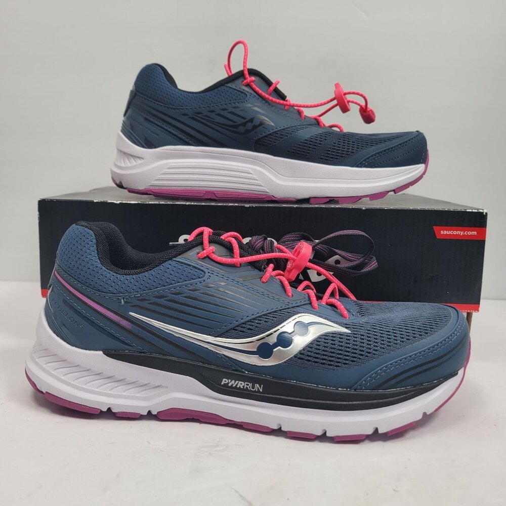 Saucony Echelon 8 Women's Blue Running Shoes S10574-31 US Size 8 Like New